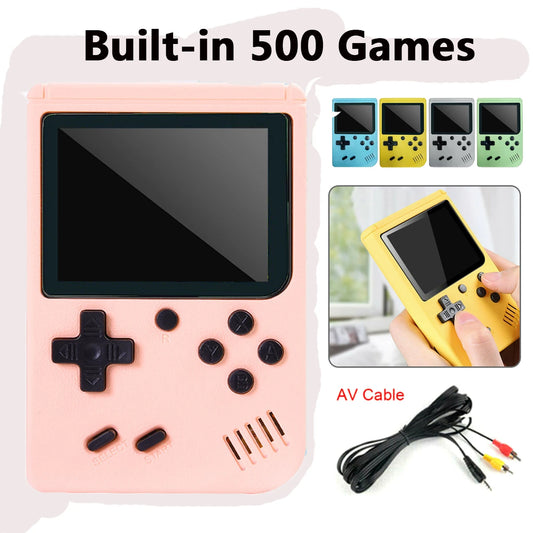 5-Inch Retro Handheld Game Console – 500+ Classic Games, TV Output, Game Boy Emulator